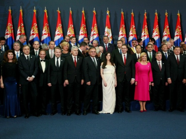 Vucic inauguration Photo by Anadolu